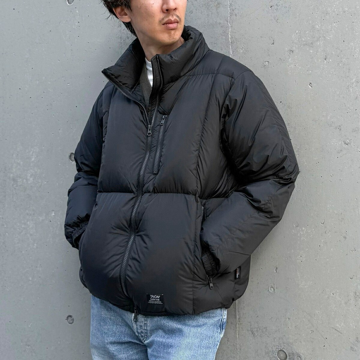 楽天市場】【TAION/タイオン】WORK W-ZIP VOLUME DOWN JACKET 25AW