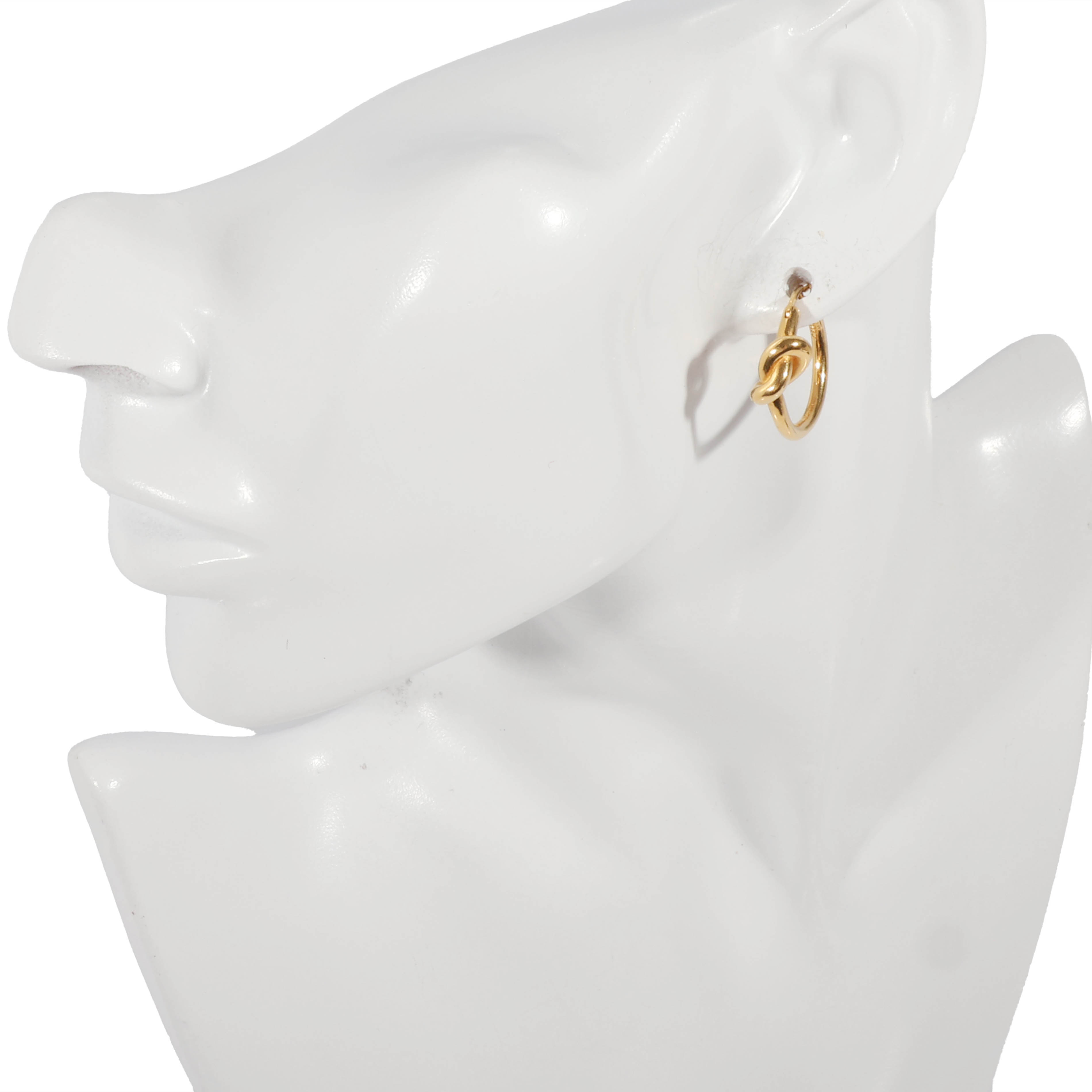 楽天市場】CELINE（セリーヌ）ノット スモール フープ ゴールド