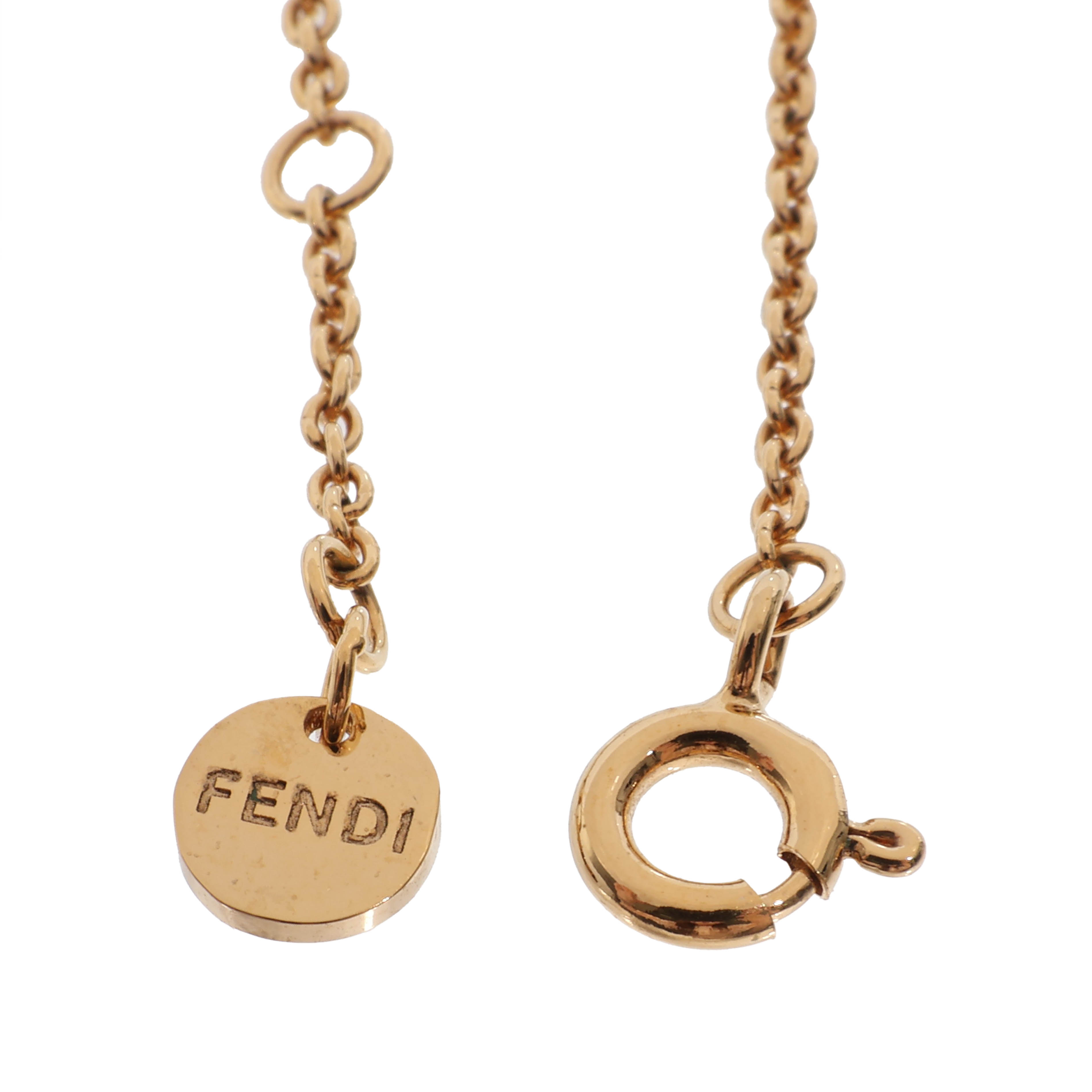 楽天市場】FENDI（フェンディ）エフ イズ ネックレス ラインストーン