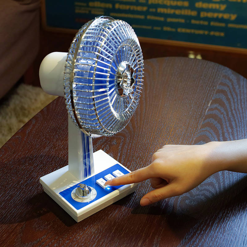 楽天市場】＼メーカー倒産により割引／ 卓上扇風機 レトロファン