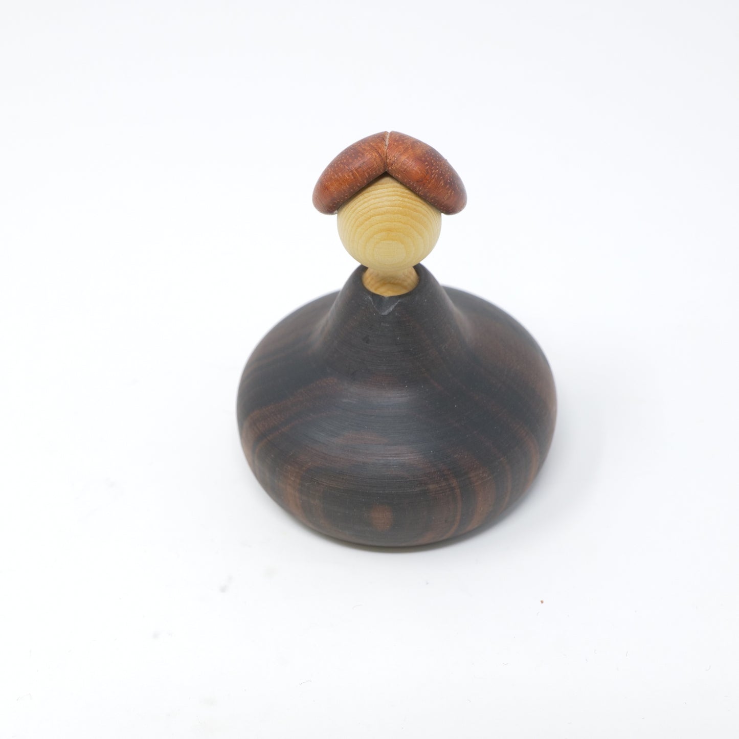 ろくろ細工の三浦木地 ：雛人形】ひな一段セット 新 コクタン（限定品