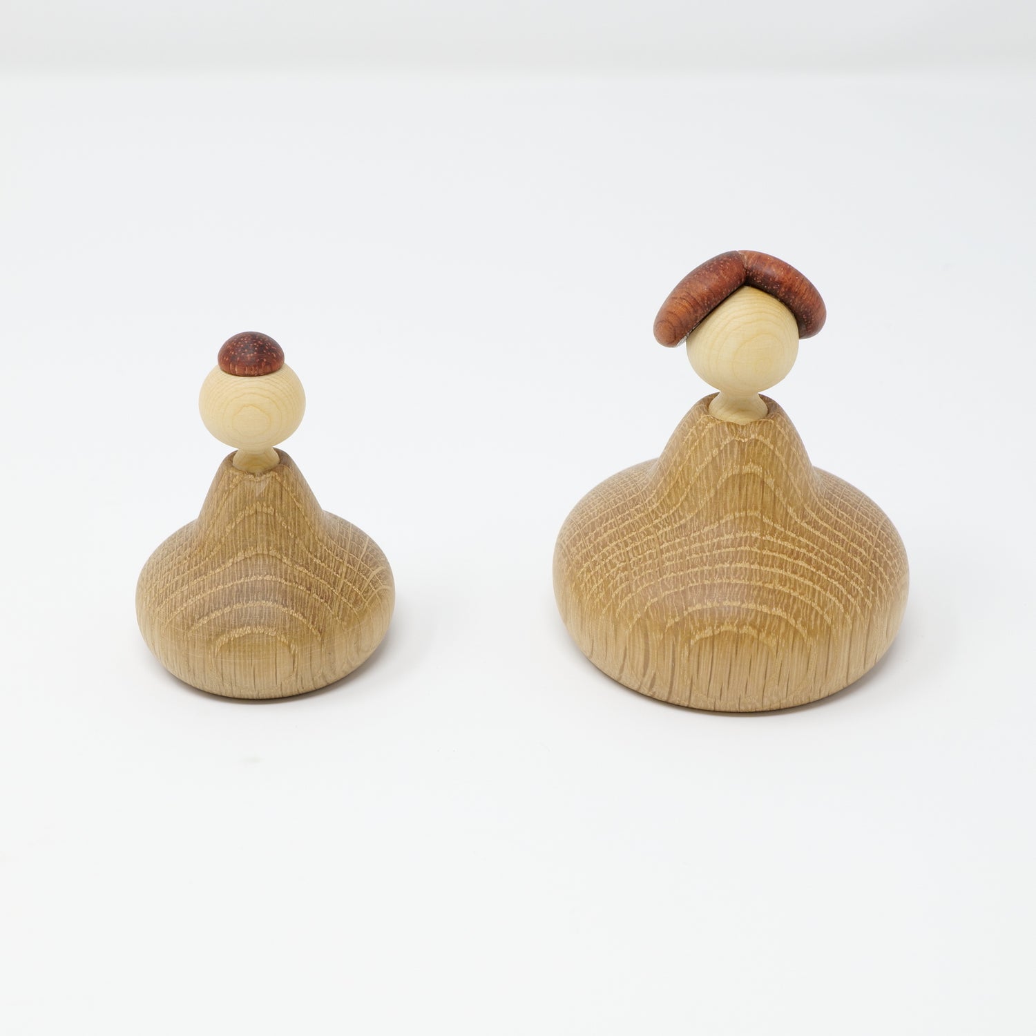 ろくろ細工の三浦木地 ：雛人形】ひな一段セット小（新タイプ） 三浦木