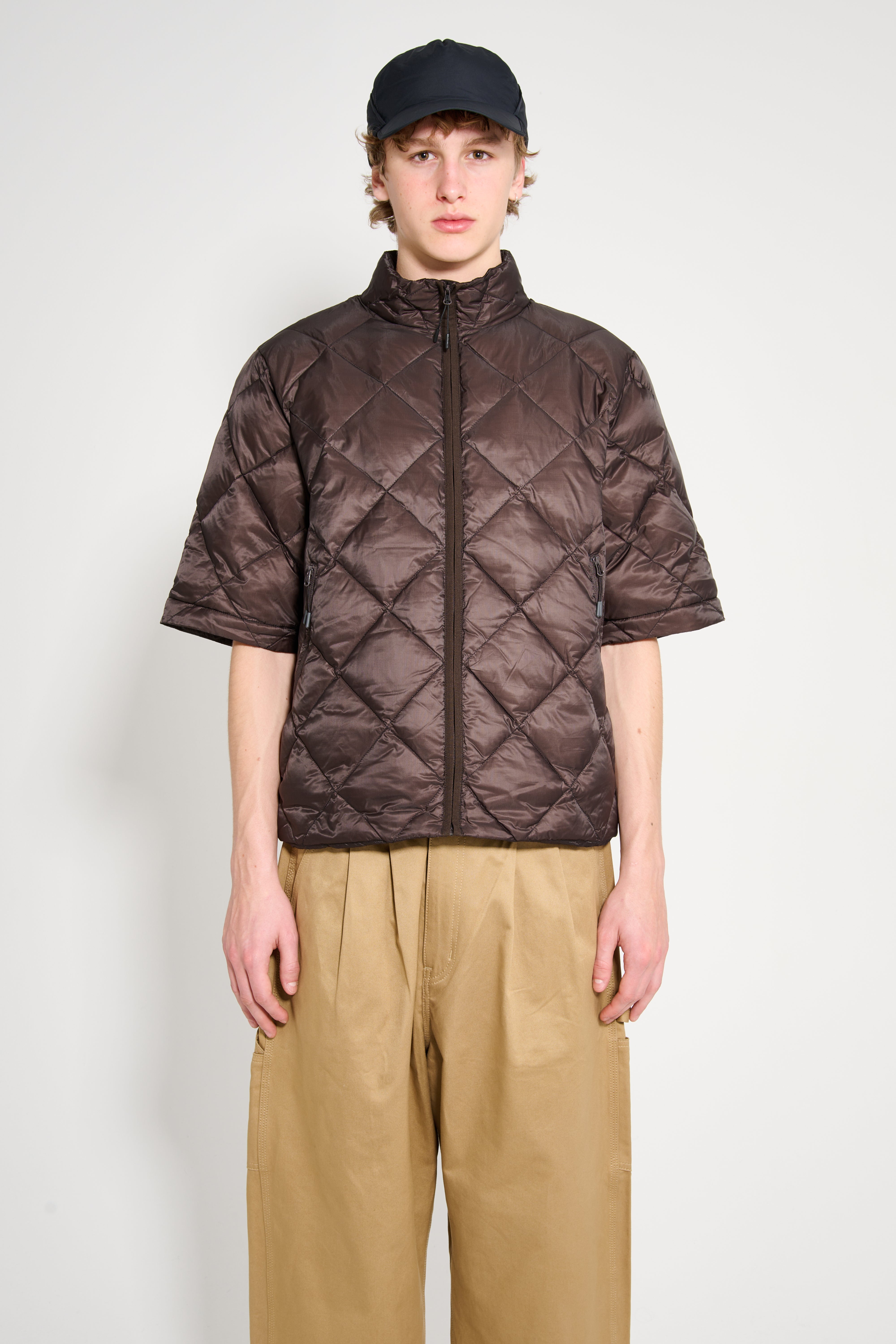 Hiking Patrol Light Down Zip Jacket Dark Brown – Très Bien