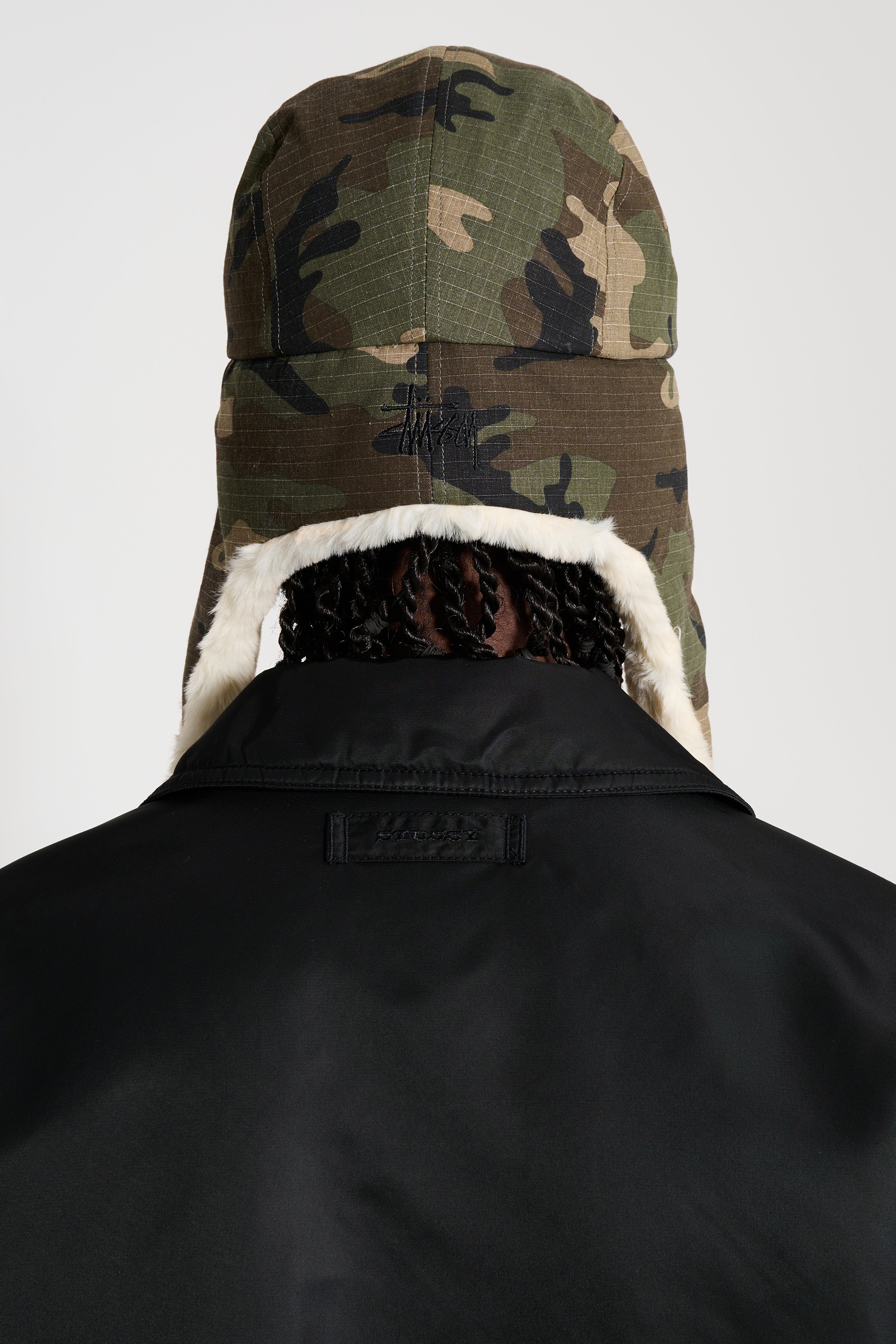 Stüssy Trapper Cap Camo – Très Bien