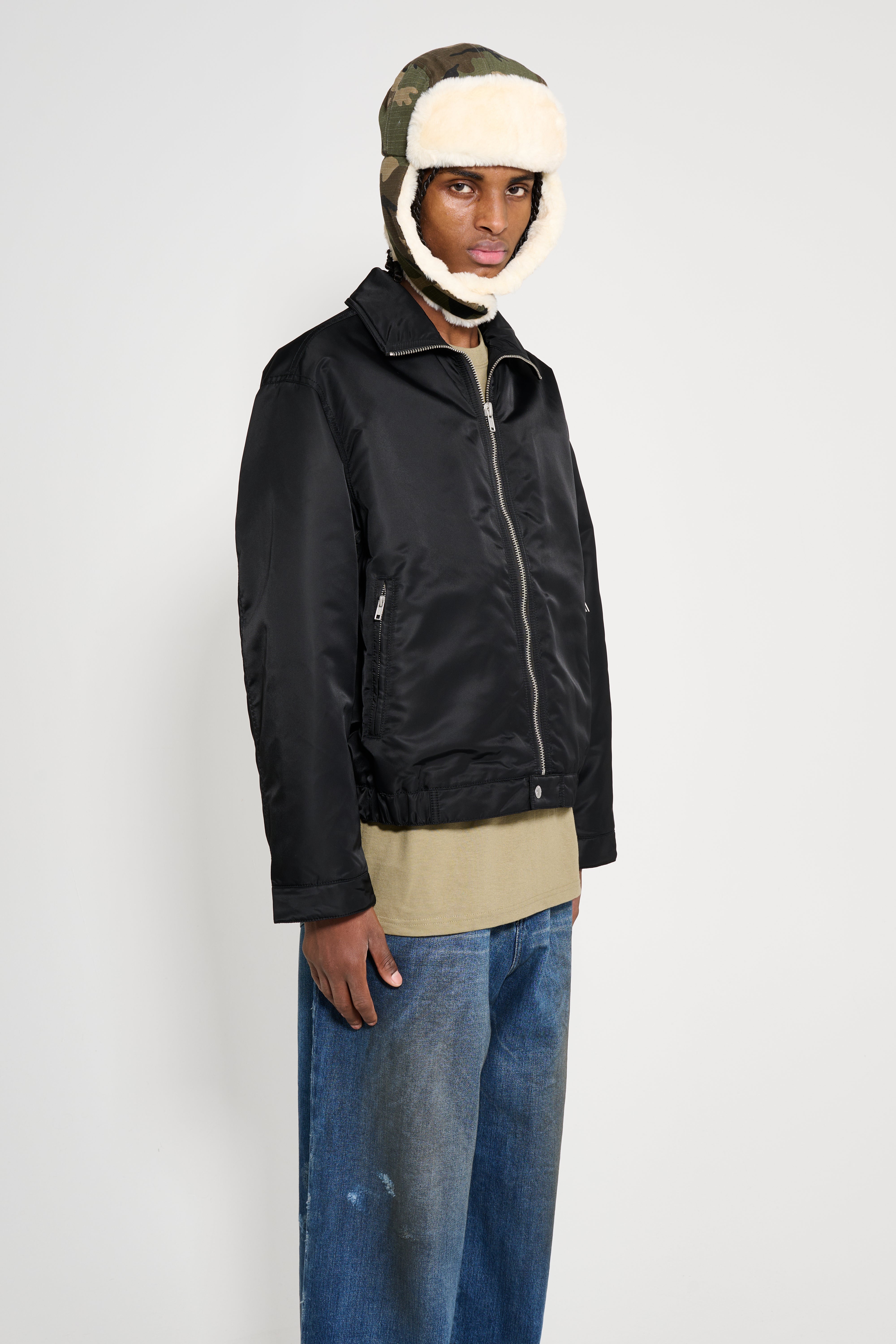 Stüssy Piled Lined Zip Jacket Black – Très Bien