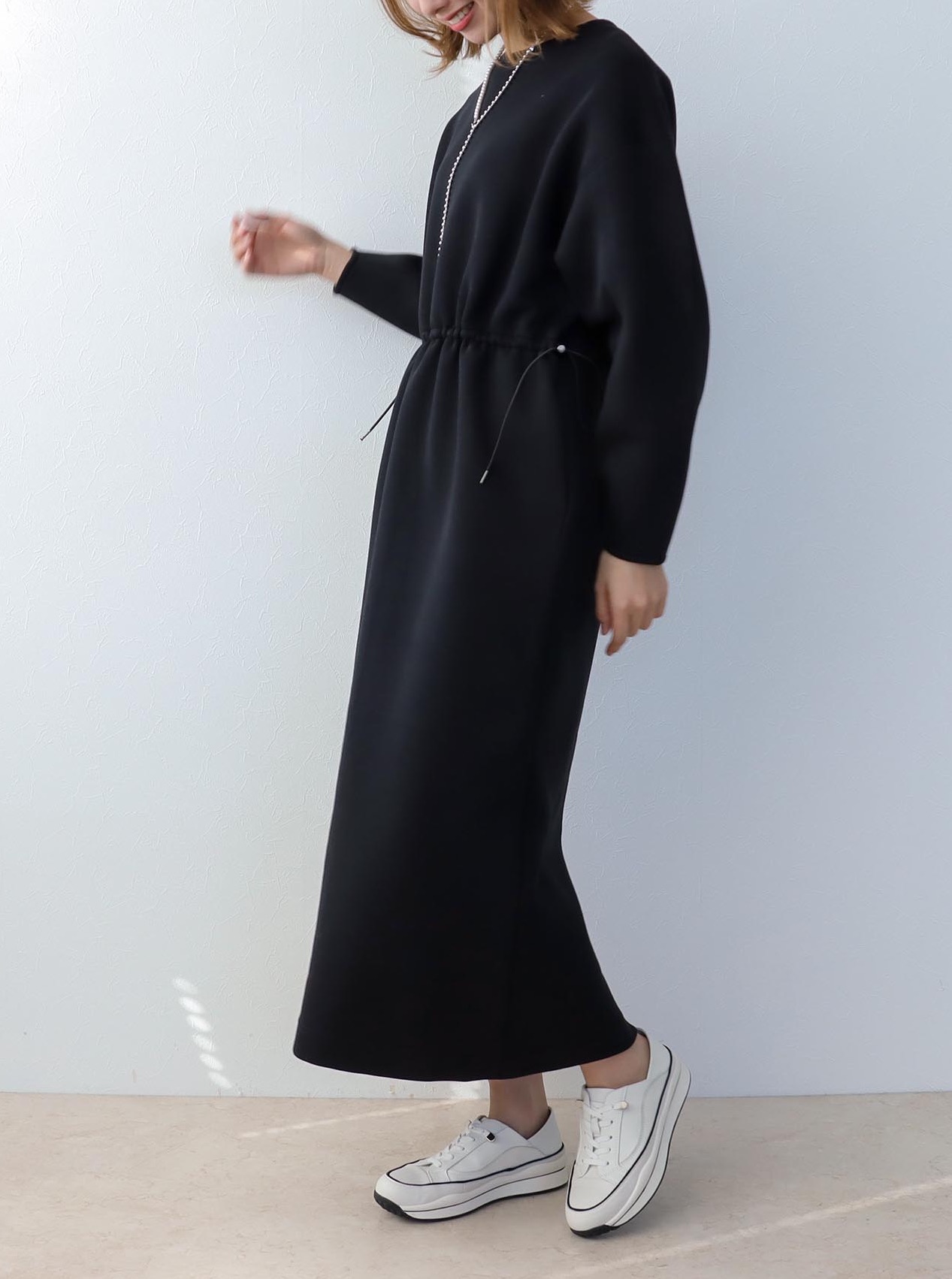 ボンディングストレートワンピース｜スリーフォータイム｜ショップ