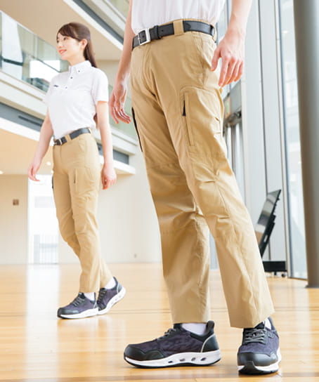 全7色】「超伸縮・超軽量」ストレッチパンツ（ノータック・男女兼用