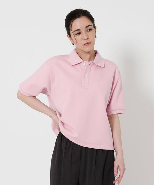 コットンポリエステルブレンド コンパクト ポロシャツ