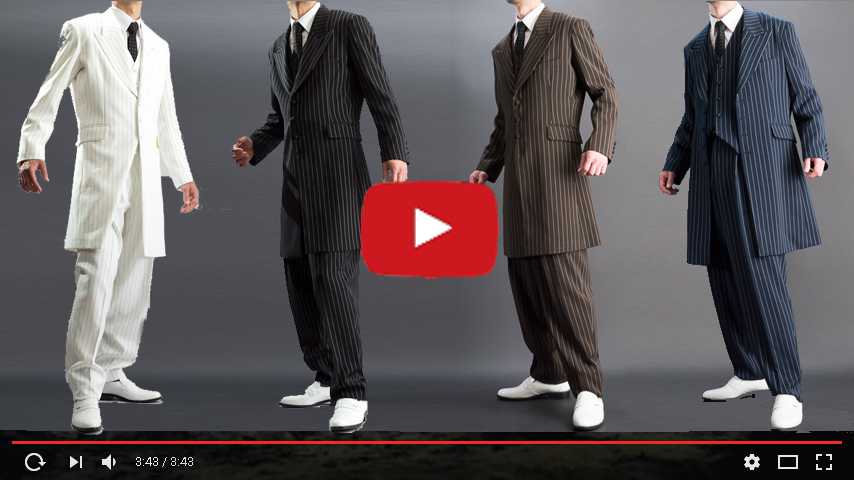 ロングズートスーツ販売店・zoot suit｜カラーブラック｜日本製・試着