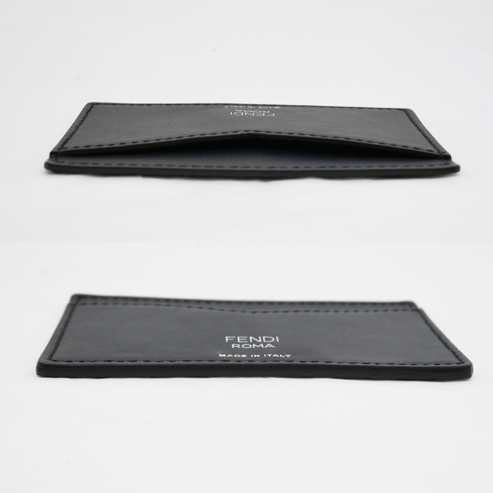 名東】【FENDI】フェンディ カードケース 名刺入れ ズッカ ブラック