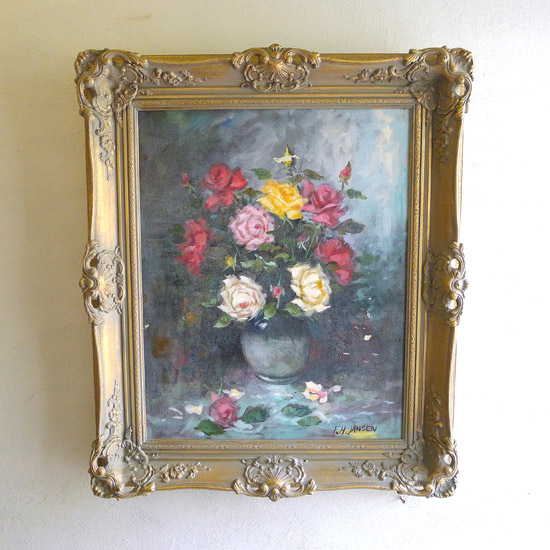 アンティーク絵画 + 額縁（uof1014） - アンティーク家具・雑貨専門店