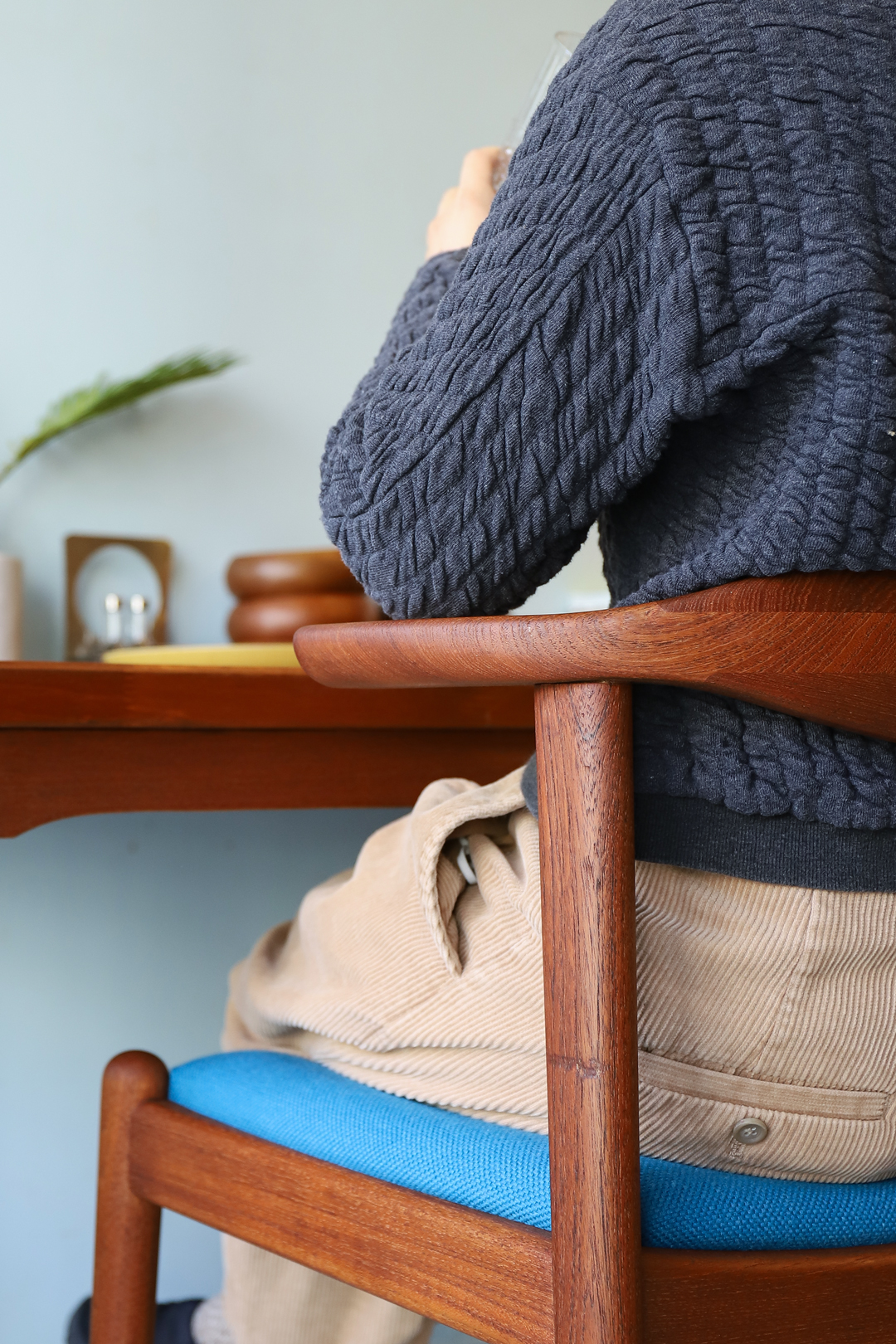 ジャパンヴィンテージ 青林製作所 ダイニングチェア チーク材 椅子