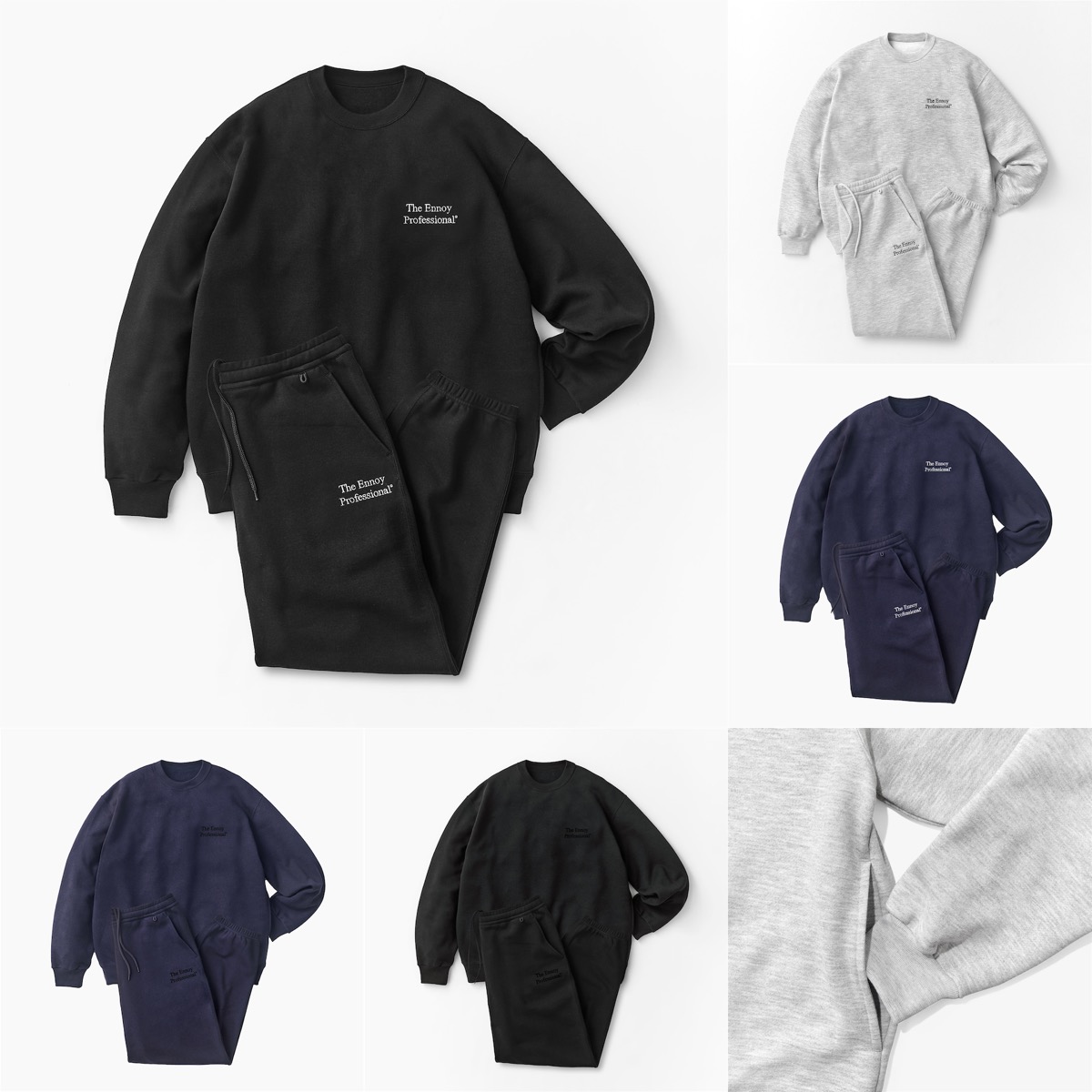 ENNOY x スタイリスト私物 Professional Crew Sweat Set Upの抽選販売