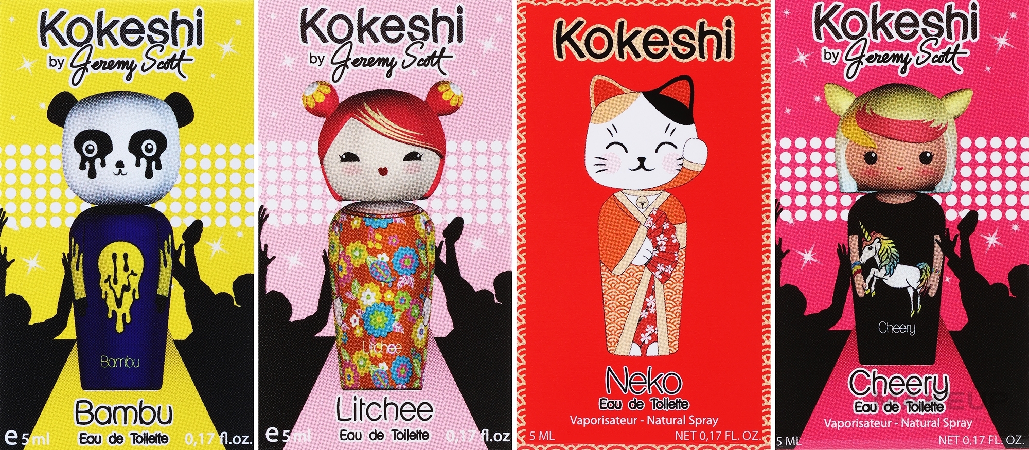 Kokeshi Mini - Set (4edt/5ml) | MAKEUP