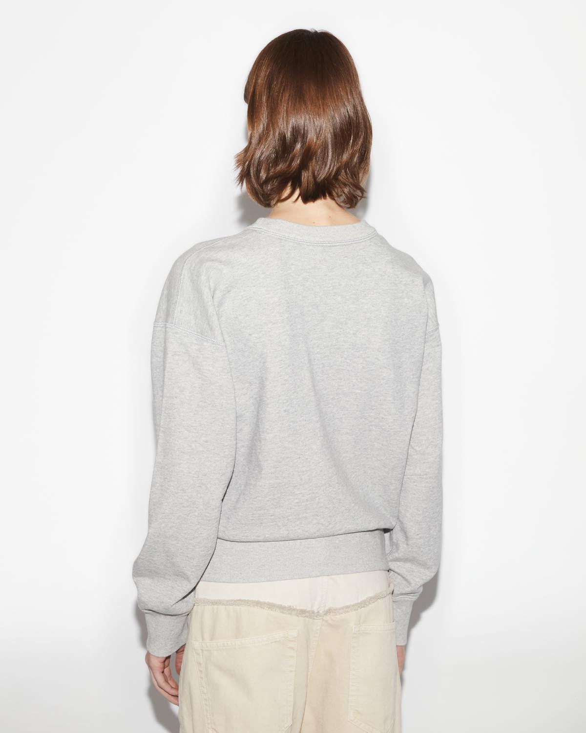Shad Sweatshirt Woman gray | ISABEL MARANT Official online store