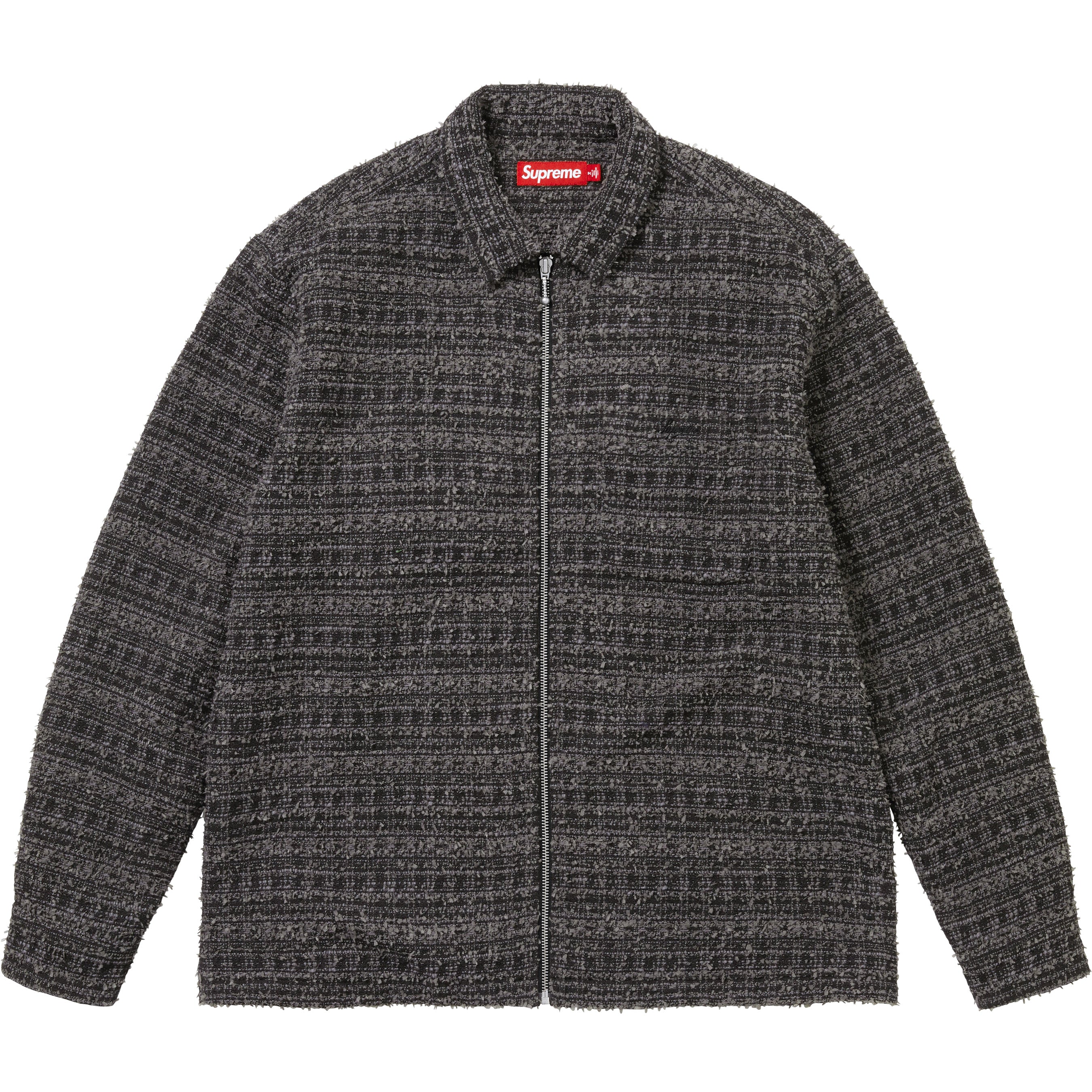 Bouclé Zip Up Shirt - Shop - Supreme