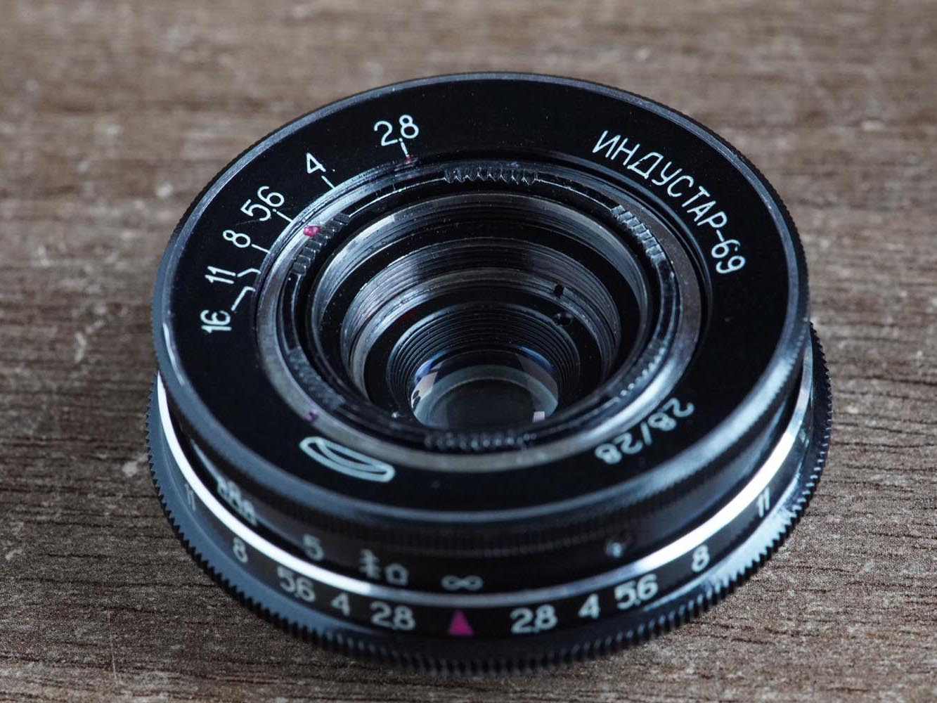 Industar-69 28mm f/2.8 M39 uralseller mod.2 for fullframe and aps