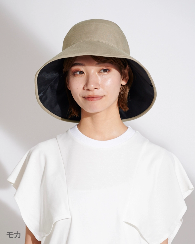 ナチュラルハット｜完全遮光帽子｜サンバリア100 | 完全遮光日傘