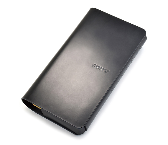 E313：SONY NW-WM1ZM2／NW-WM1AM2用完全無欠の縦型キャリングケース