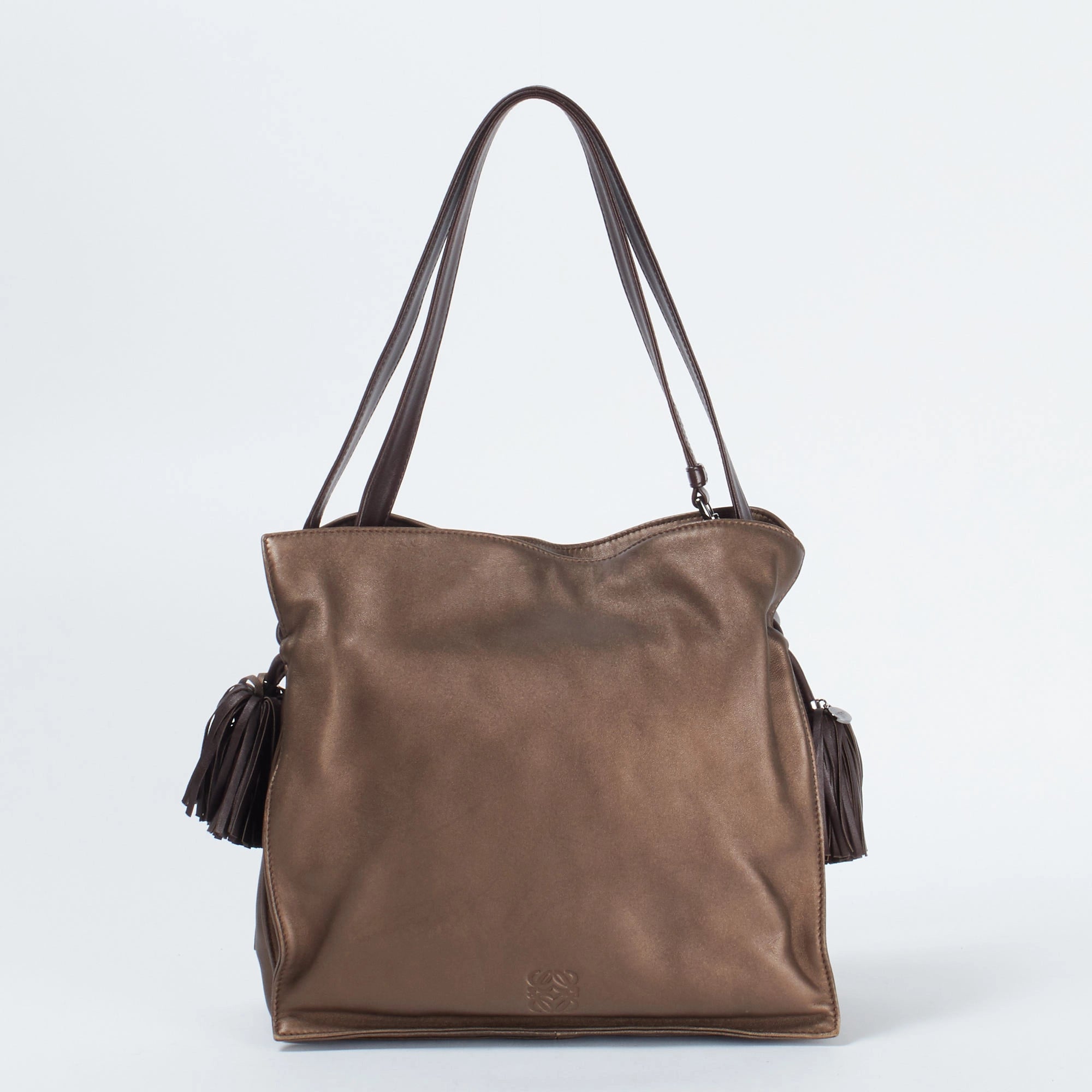 LOEWE/ロエベ】ナッパ フラメンコ ショルダーバッグ ブラウン｜ヴァル