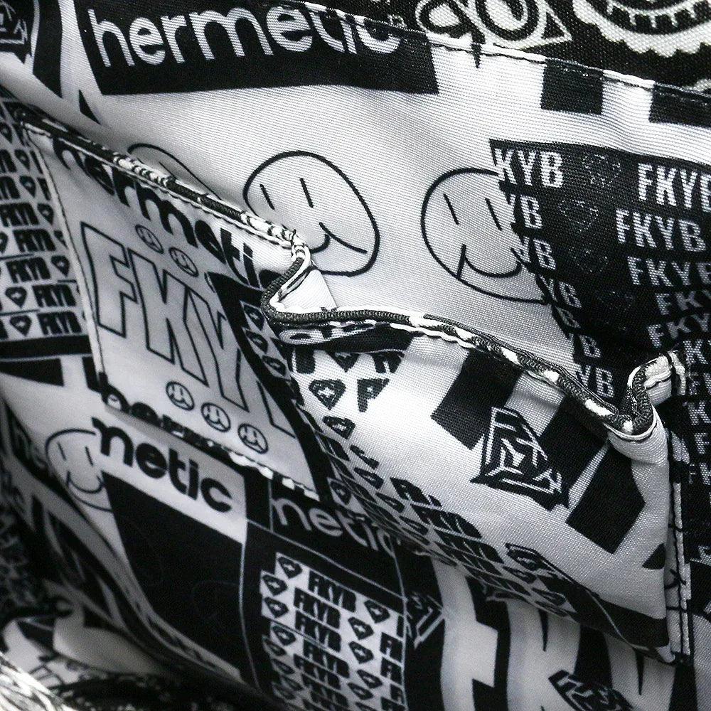 HERMETIC (ヘルメティック)商品ページ - Paisley Travel Bag - Black