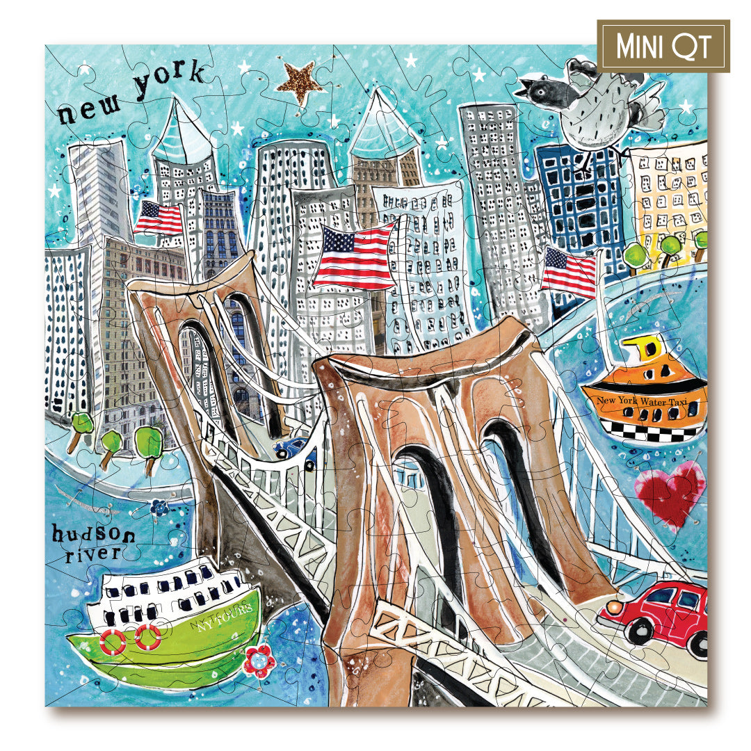 Victory Wooden Jigsaw Puzzles | Brooklyn Bridge MINI QT – Victory