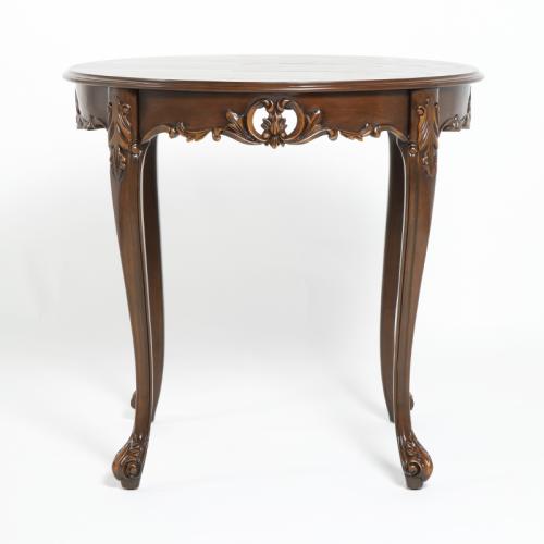 ラウンドテーブル カフェテーブル 直径:80CM ブラウン VTA4235-8-5