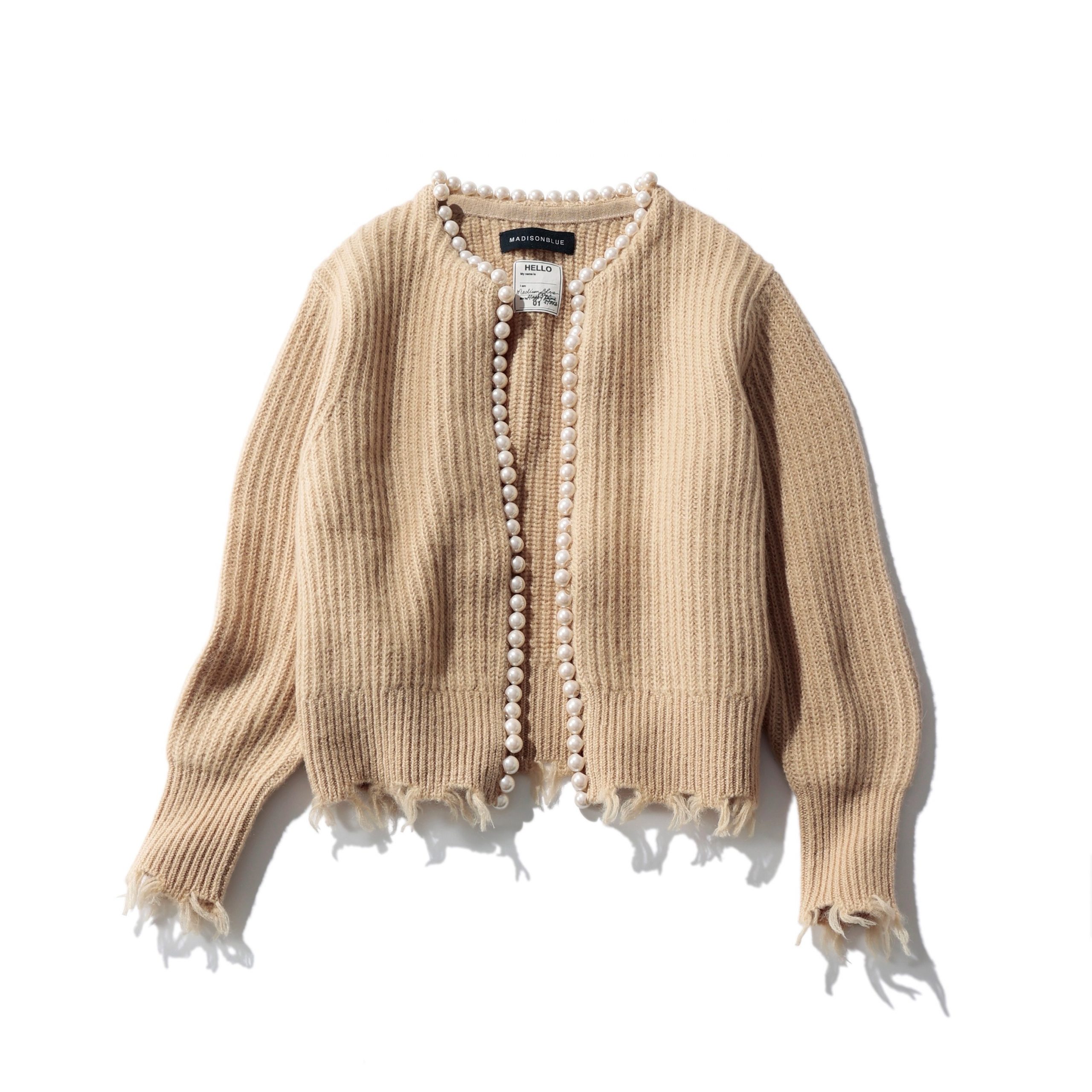 7/22(FRI)10：00予約開始！即完売のMADISONBLUE パールカーディガン