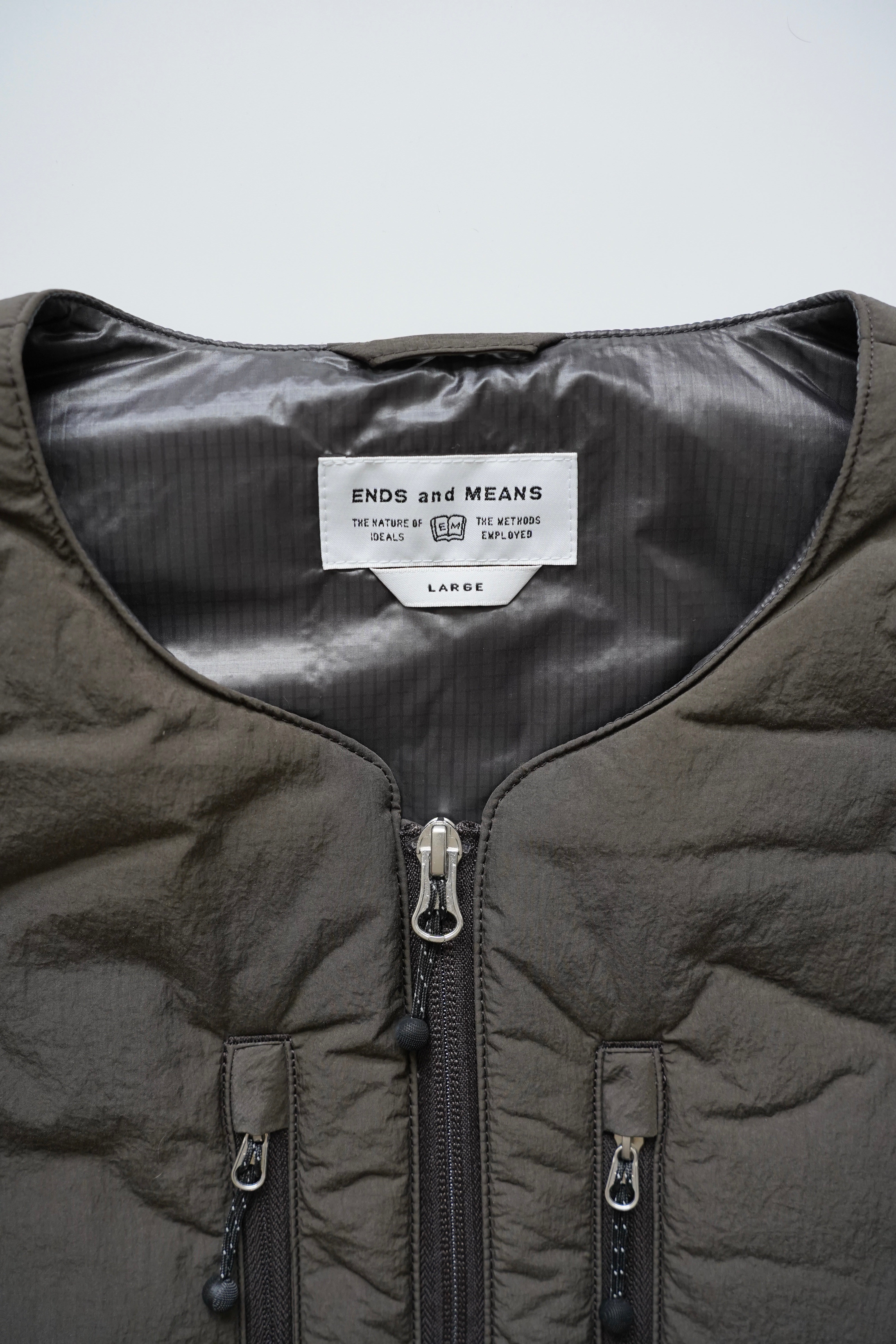 ENDS and MEANS Tactical Puff Vest WANDO STORE – WANDO Canteen&Store