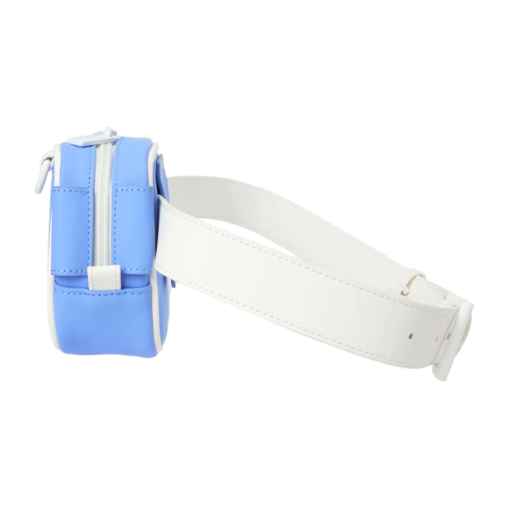 UNISEX マットラバーベルトポーチ ライトブルー