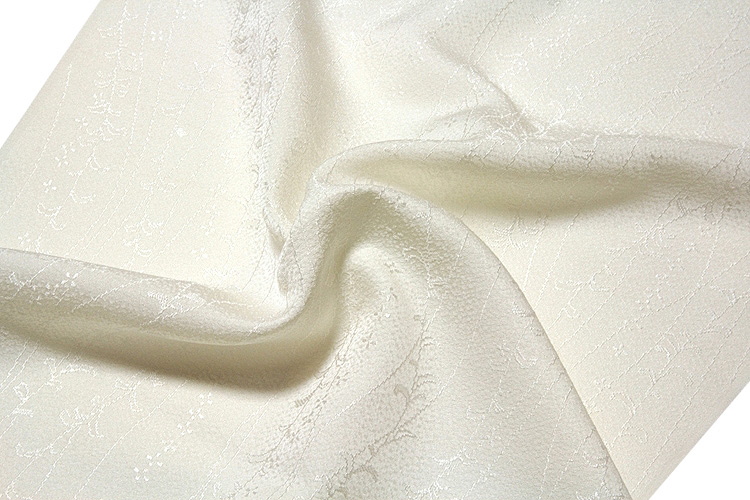 訳あり】「お好みの色に染める-白生地」【登録-寿光織】 細やかな地紋