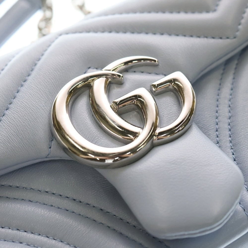 GUCCI(グッチ) GG Marmont Quilting Chain Shoulder Bag GGマーモント