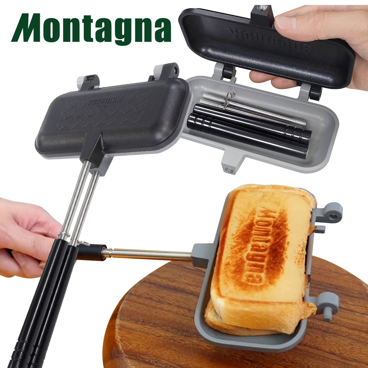 OUTLET】【WEB限定】ホットサンドメーカー ホットパン 直火 1枚専用