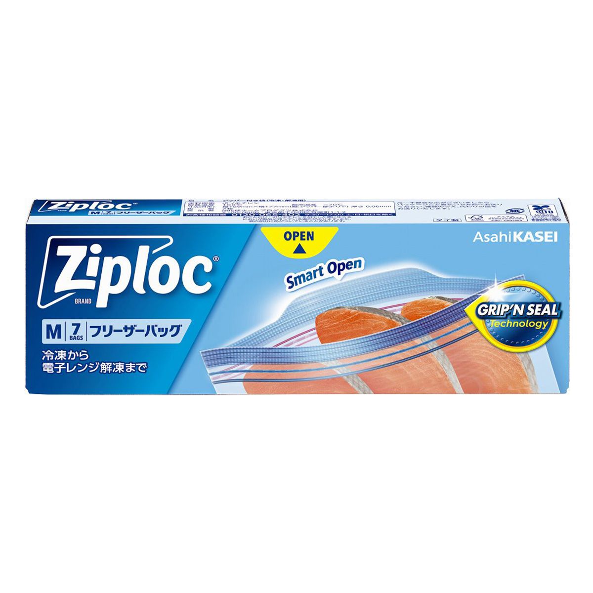 ジップロック フリーザーバッグ M 7枚 343355