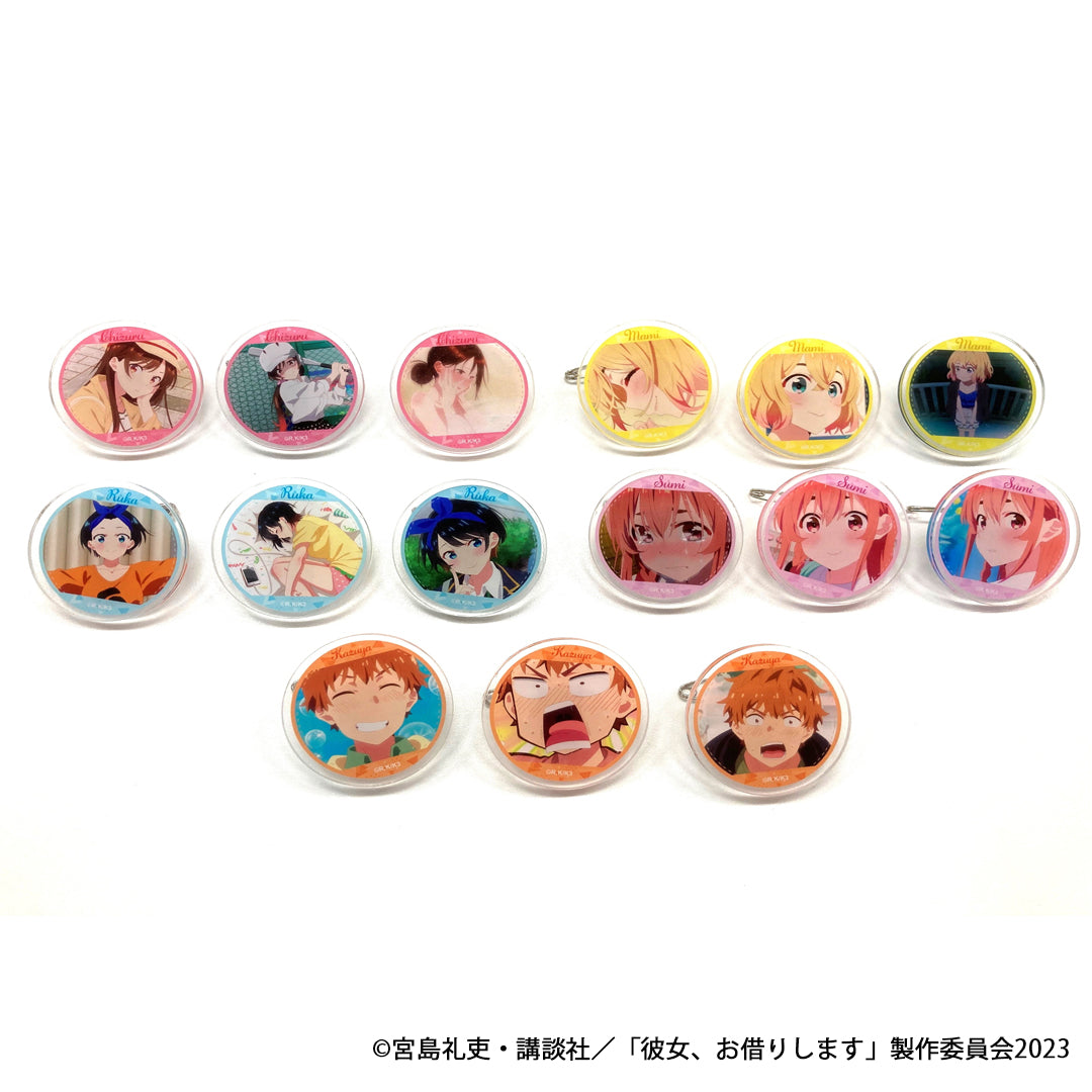OUTLET】彼女、お借りします アクリルバッジ コンプリートセット 351133