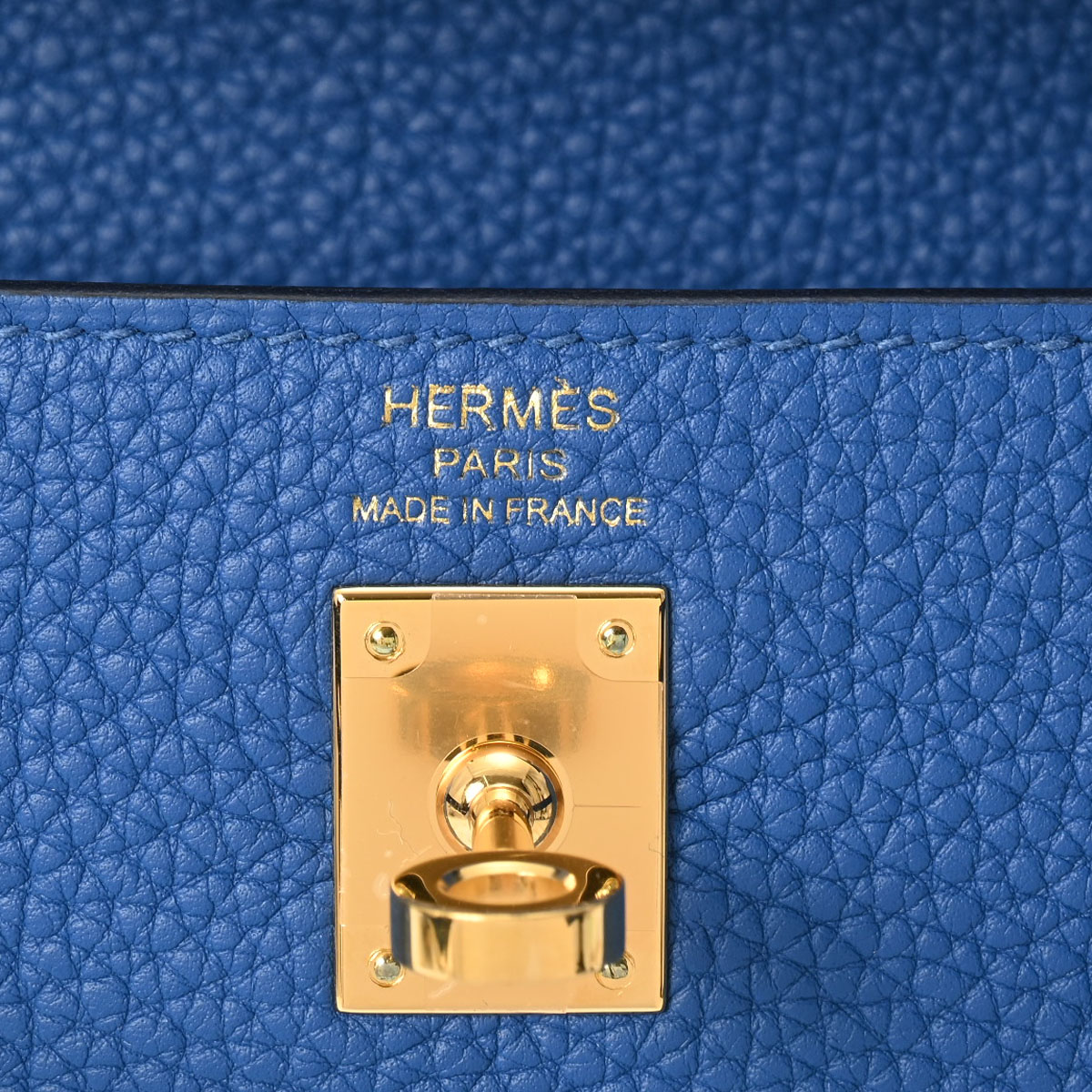 エルメス ケリー 25 内縫い 2WAY ブルーフランス/ゴールド金具 トゴ