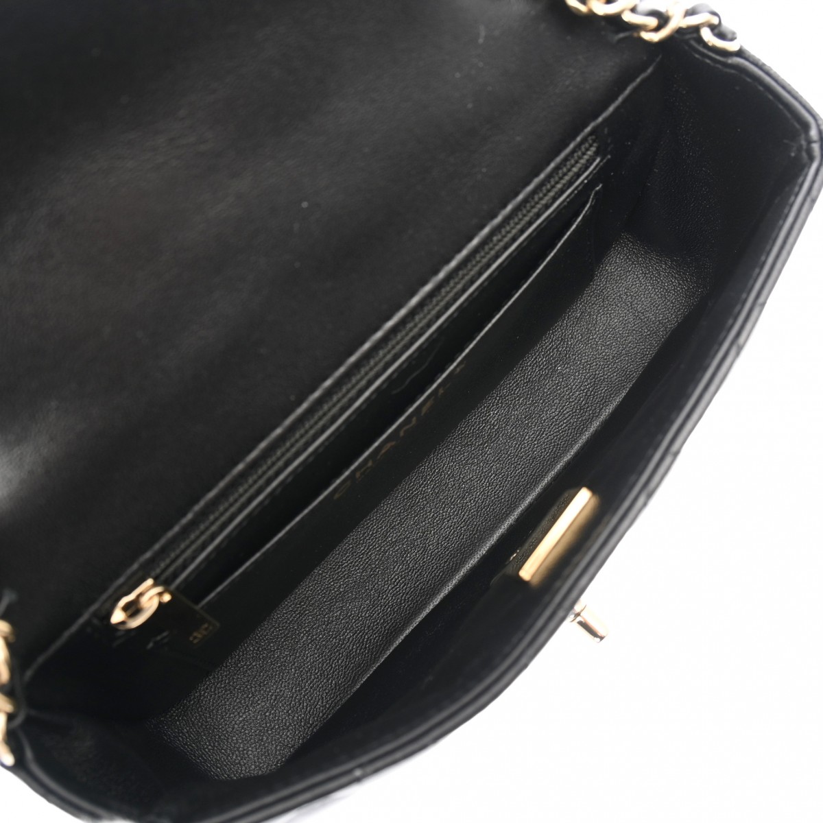 シャネル マトラッセ ミニ フラップバッグ ブラック AS5219 ラムスキン