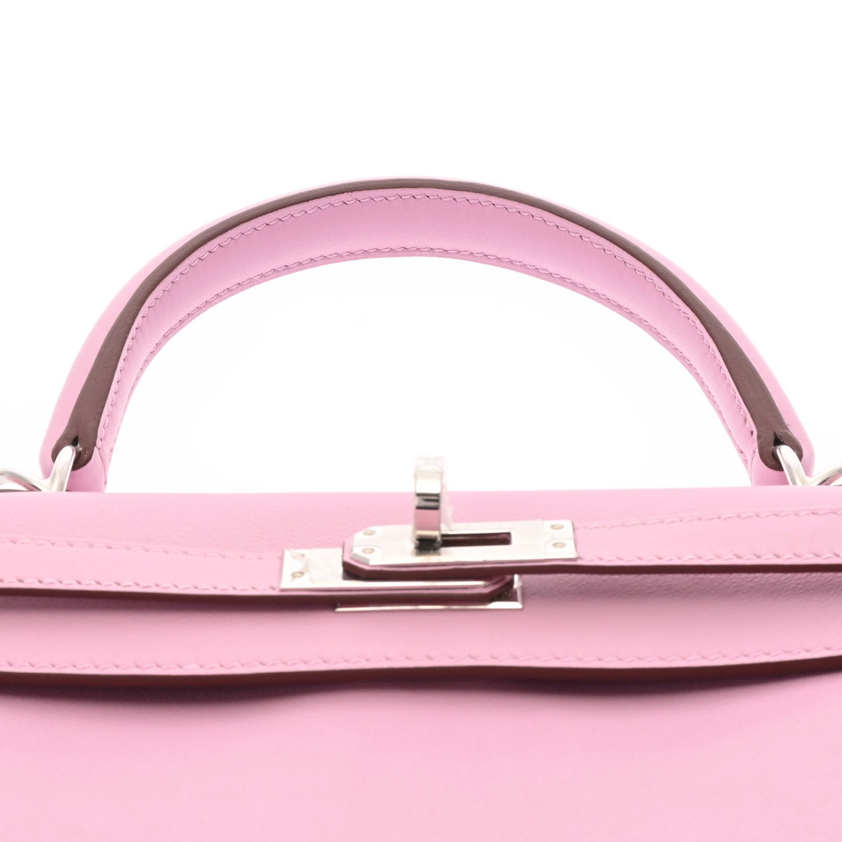 エルメス ケリー 25 内縫い モーヴシルベストル/パラジウム金具 ヴォー