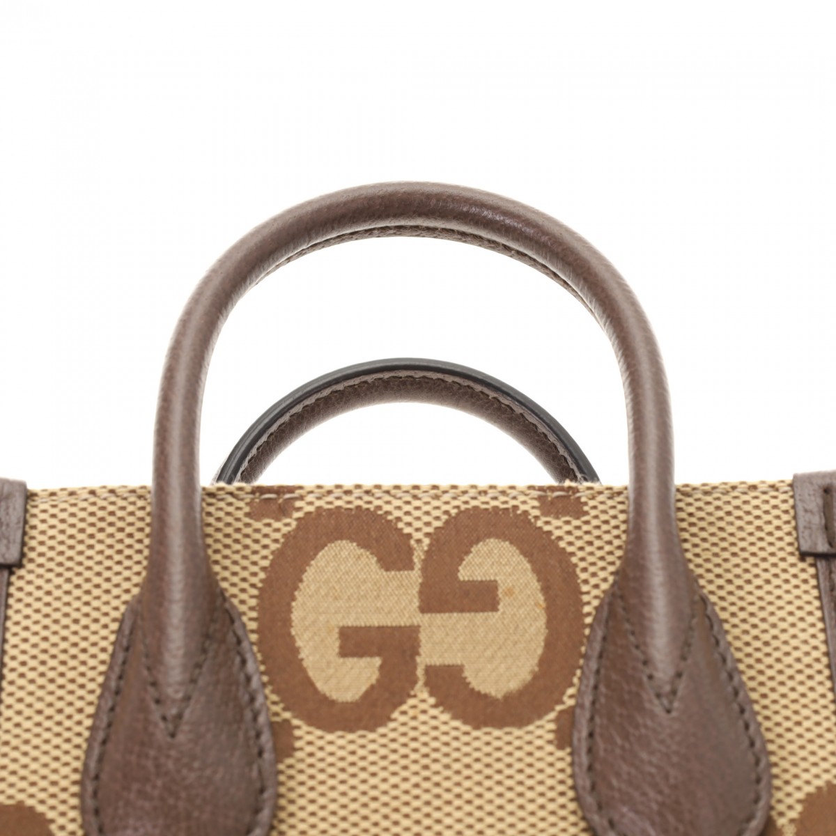 グッチ ジャンボGG ミニ トートバッグ 2WAY ベージュ/ブラウン