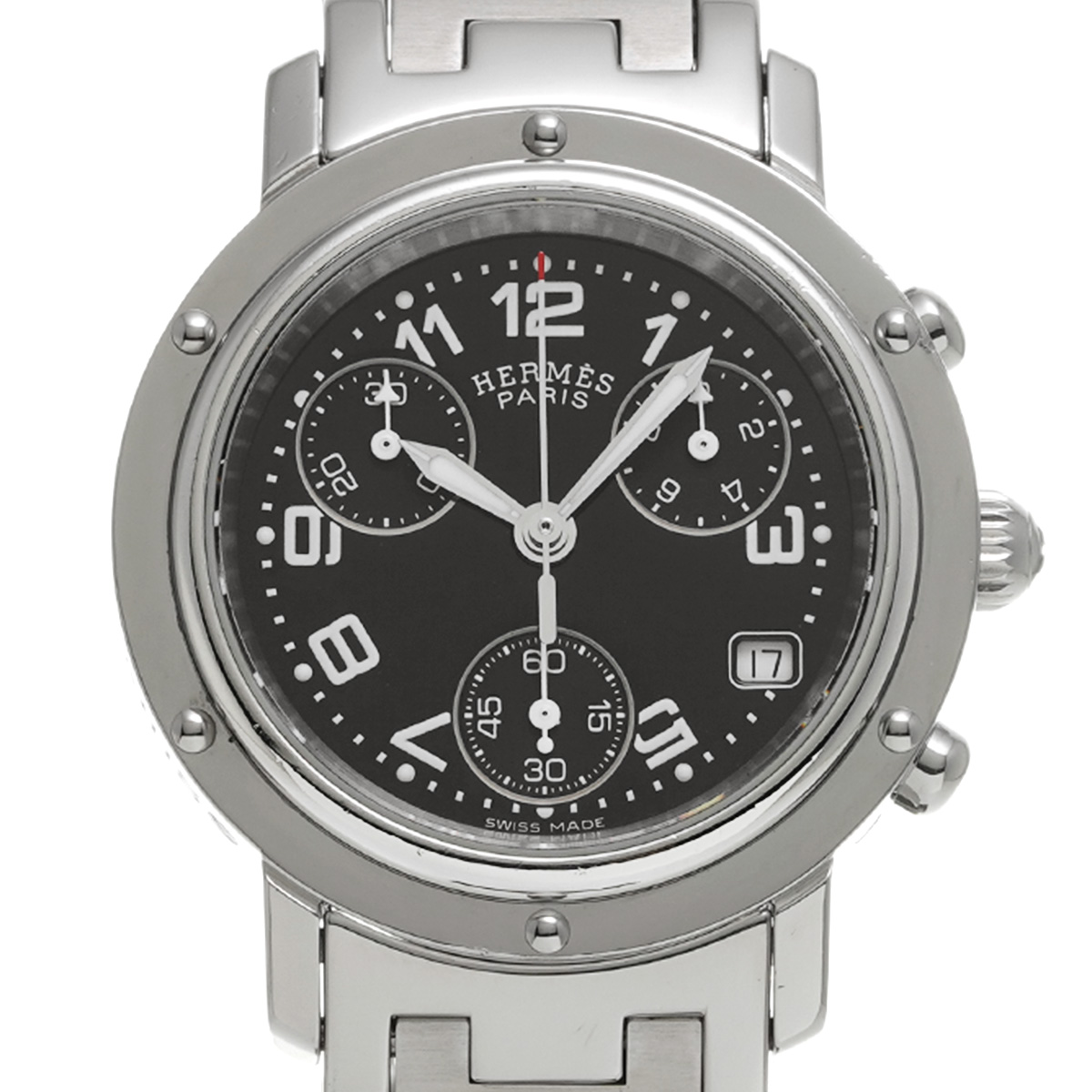 エルメス クリッパー クロノグラフ CL1.310 ブラック レディース 時計