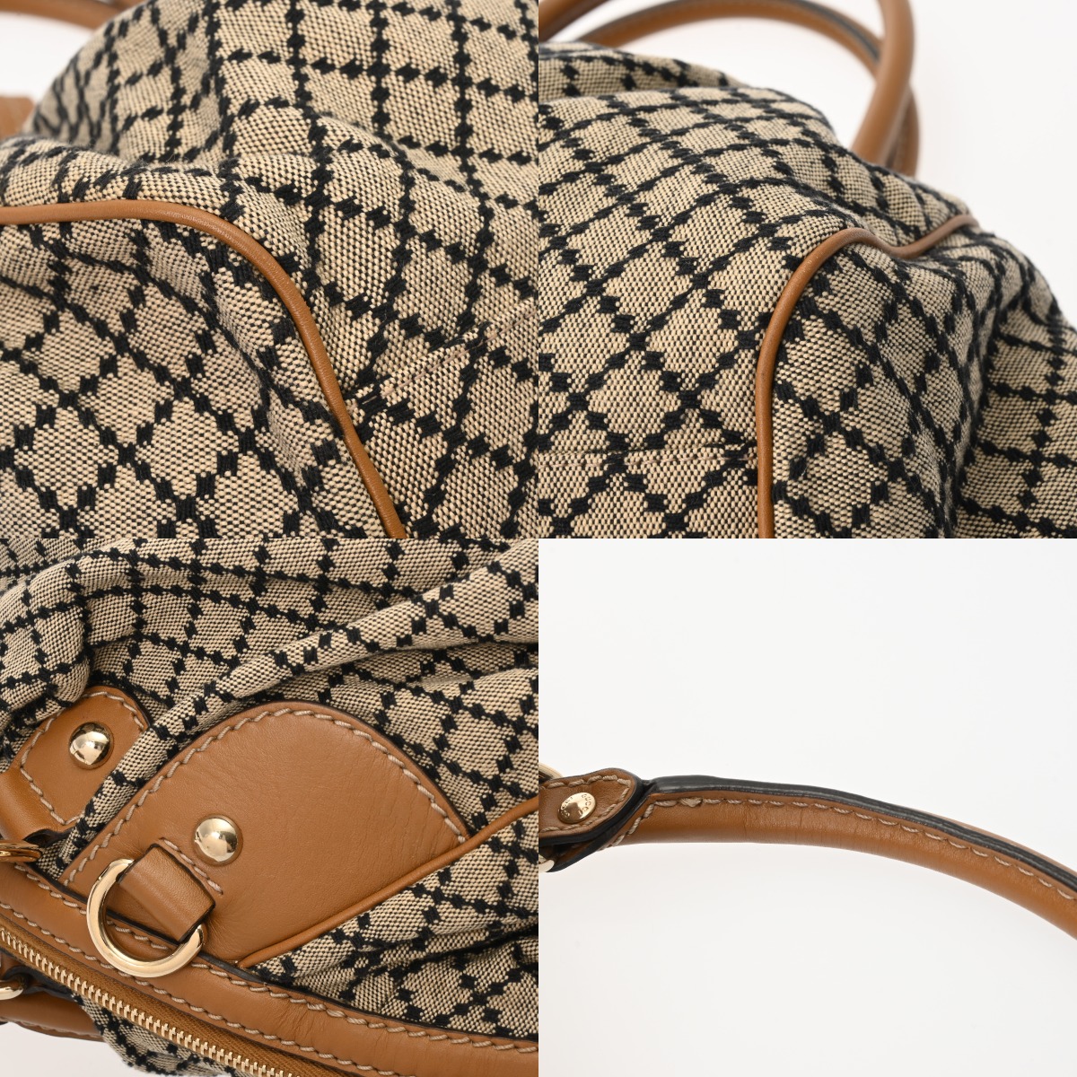 グッチ スーキー スーキーハンドバッグ ディアマンテ ベージュ