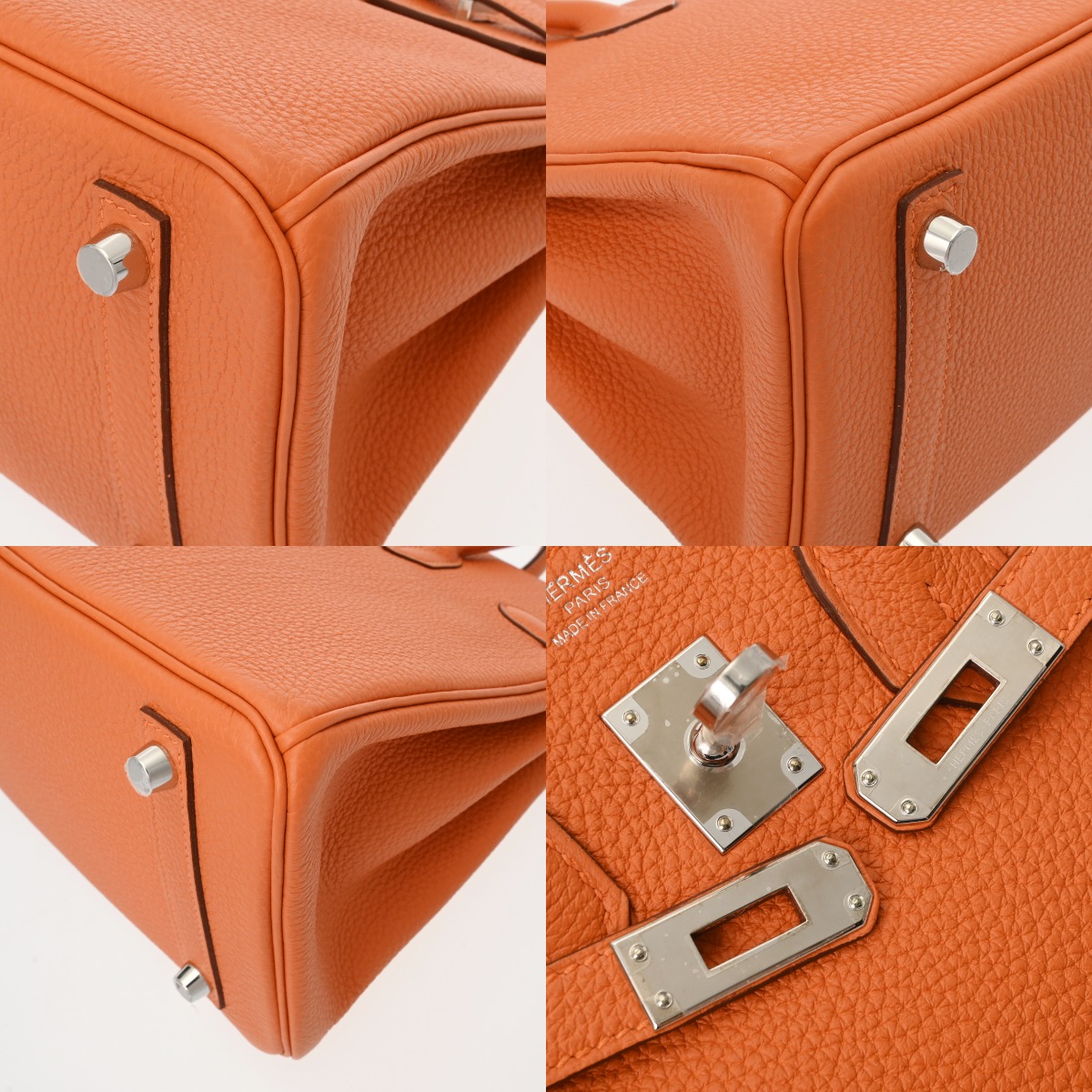 エルメス バーキン25 バック オレンジ ギフトボックス 1497 エルメス