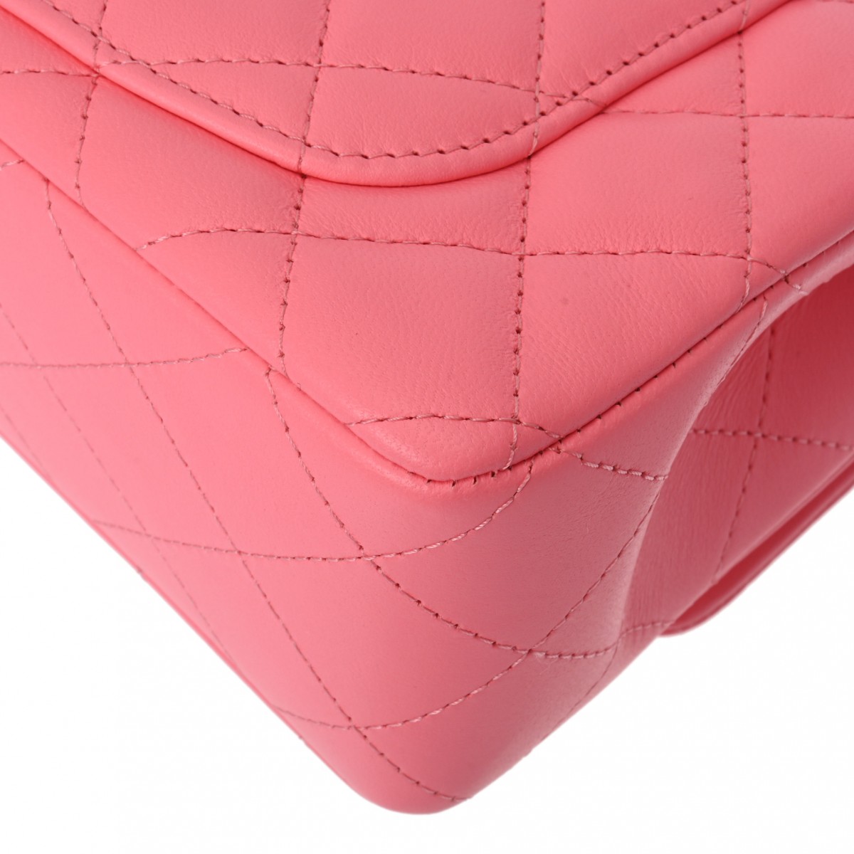 シャネル ミニ クラシック ハンドバッグ ピンク A69900 ラムスキン