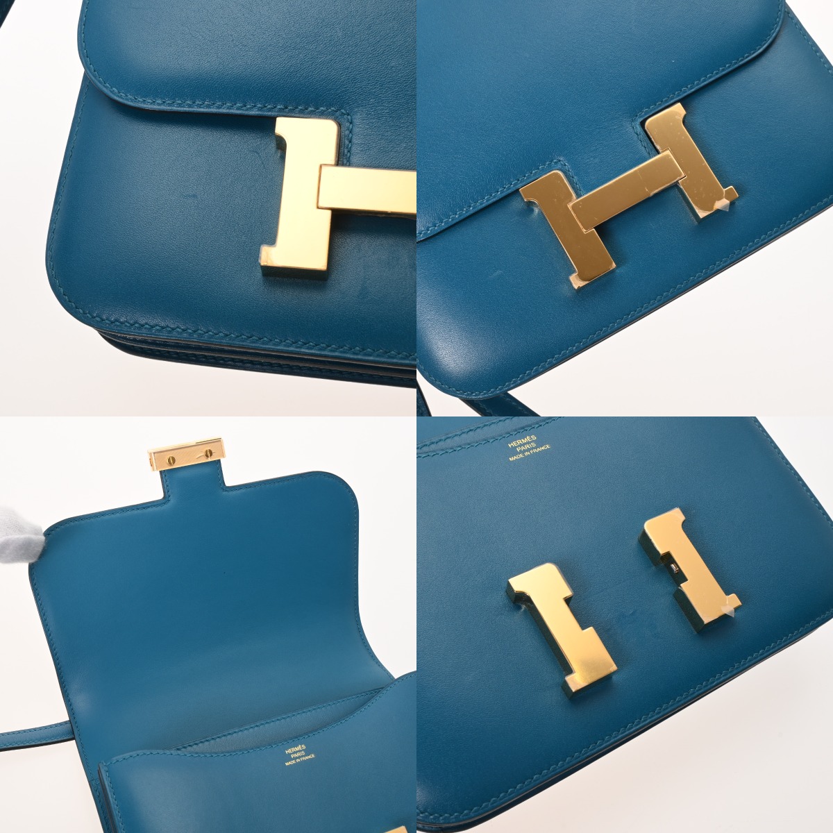 エルメス コンスタンス3 18 ブルーイズミール タデラクト レディース