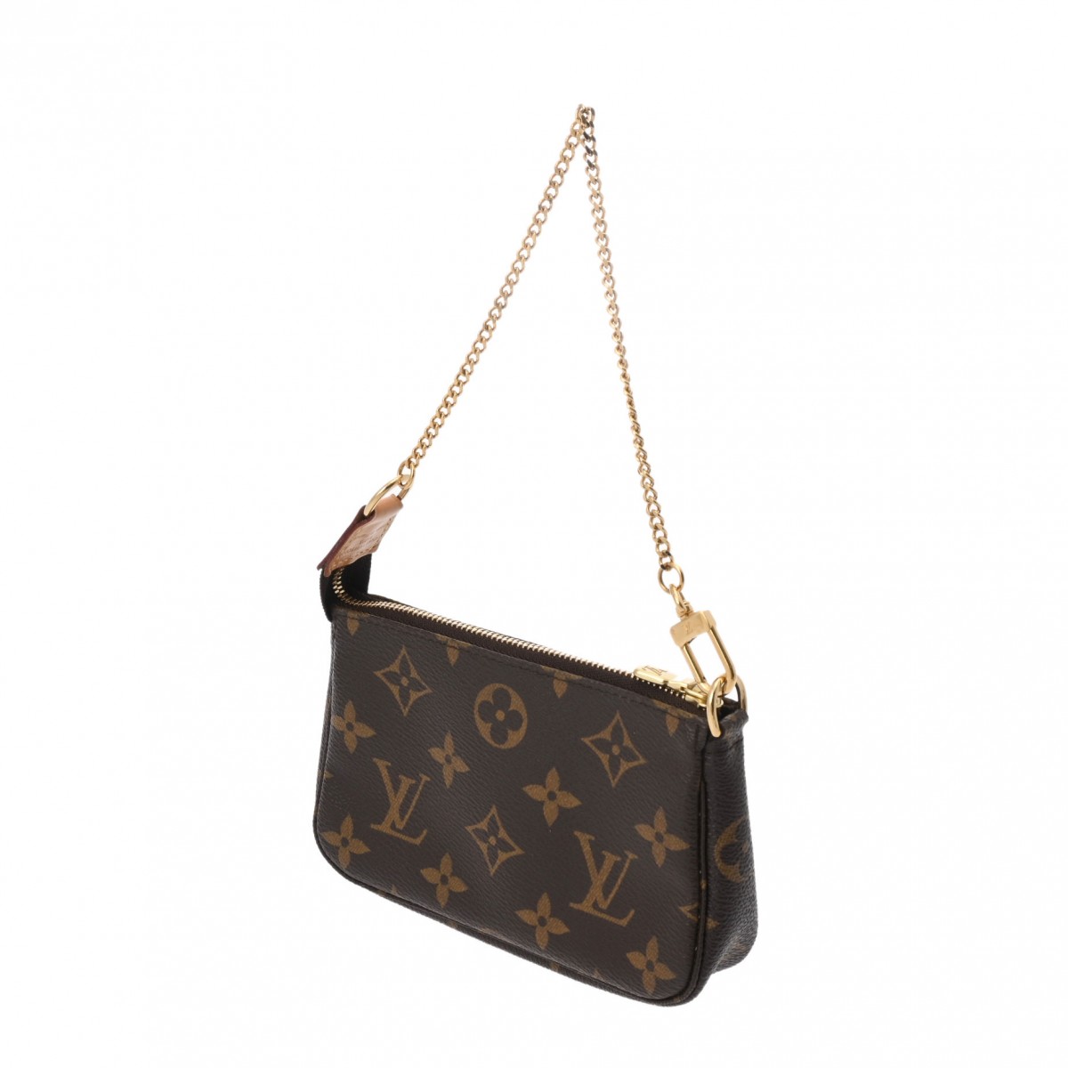 ルイ ヴィトン モノグラム ミニポシェット アクセソワール ブラウン