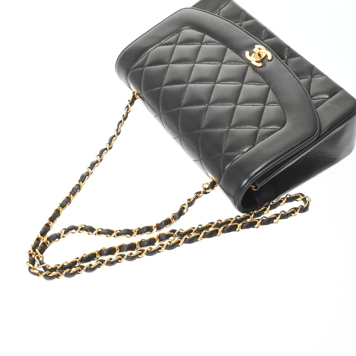 シャネル / CHANEL マトラッセ ダイアナ フラップ チェーンショルダー