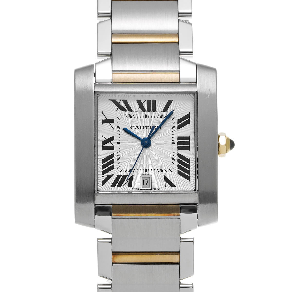 カルティエ タンク フランセーズ LM W51005Q4 シルバー メンズ 時計