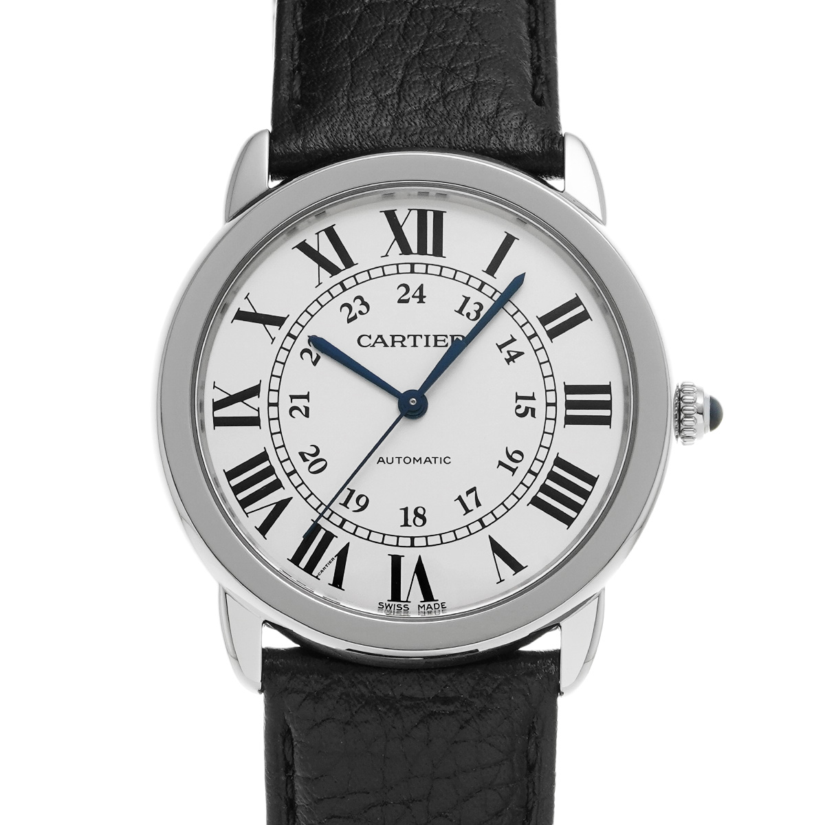 カルティエ ロンドソロ ドゥ カルティエ 36mm WSRN0021 シルバー ユニ