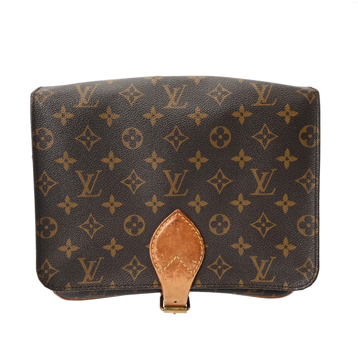 ルイ ヴィトン モノグラム カルトシエール GM ブラウン M51252