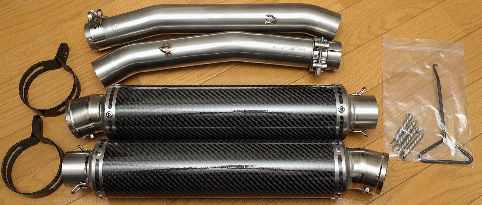 GSX1300Rハヤブサ エキパイマフラー 15H0 スズキ 純正 中古 バイク